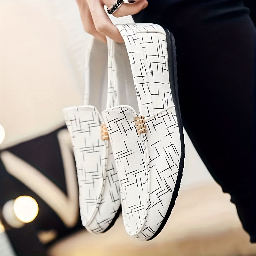 Plus Size Men's Lightweight Slip On Loafer Shoes, Comfy Non Slip Durable Rubber Sole Casual Office Walking Shoes, Men's Footwear